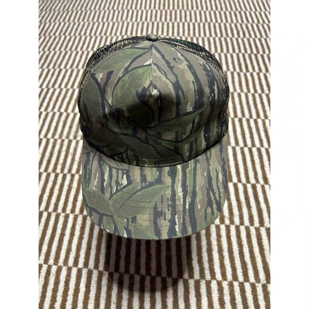 Vintage Camo Trucker Hat Lot USA Made Mesh Snapback Mossy Oak Realtree Style